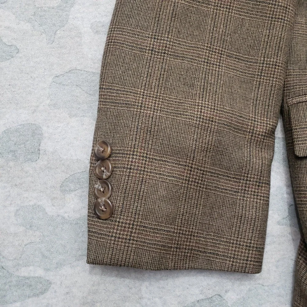 Lauren Ralph Lauren Blazer Mens 42R Brown Two Button Sport Coat Business Office